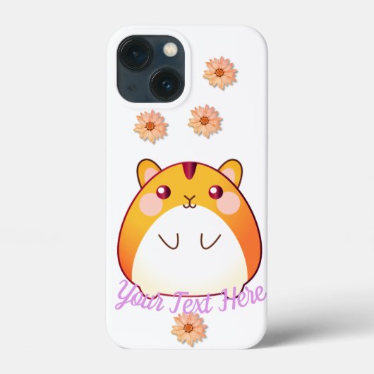 Niedlich Kawaii Hamster Custom Case-Mate iPhone Hülle (Rückseite)