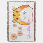 Niedlich Kawaii Hamster Custom Decke (Vorderseite Vertikal)