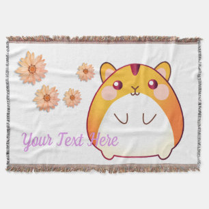 Niedlich Kawaii Hamster Custom Decke