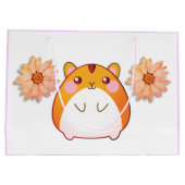 Niedlich Kawaii Hamster Custom Große Geschenktüte (Rückseite)