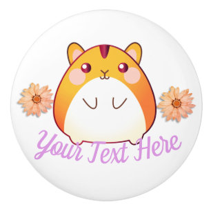 Niedlich Kawaii Hamster Custom Keramikknauf