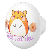 Niedlich Kawaii Hamster Custom Keramikknauf (Rechts)
