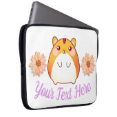 Niedlich Kawaii Hamster Custom Laptopschutzhülle (Vorne Rechts)