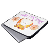 Niedlich Kawaii Hamster Custom Laptopschutzhülle (Vorne Knopf)