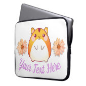 Niedlich Kawaii Hamster Custom Laptopschutzhülle (Vorderseite Links)