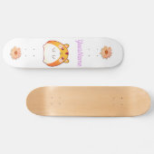 Niedlich Kawaii Hamster Custom Skateboard (Horizontal)