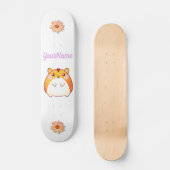 Niedlich Kawaii Hamster Custom Skateboard (Vorderseite)