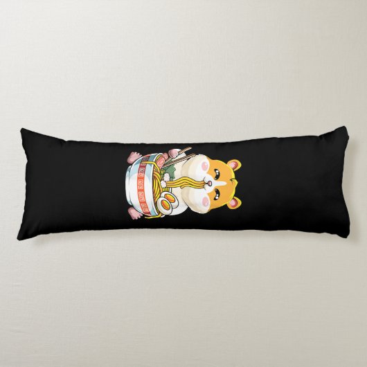 Niedlich Kawaii Hamster Ramen Anime Seitenschläferkissen (Vorderseite)