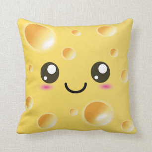 Niedlich Kawaii Happy Cheese Kissen