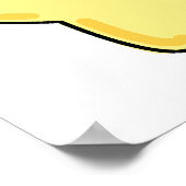 Niedlich Kawaii Happy Star Poster (Ecke)