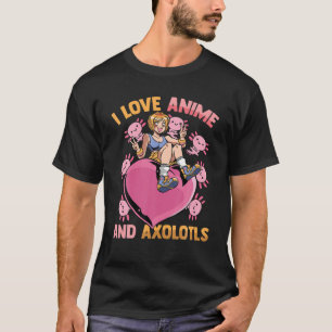 Niedlich Kawaii Heart Girl - I Liebe Anime and Axo T-Shirt