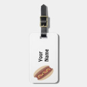 Niedlich Kawaii Hot Dog Gepäckanhänger (Vorderseite vertikal)