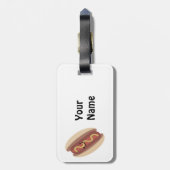 Niedlich Kawaii Hot Dog Gepäckanhänger (Rückseite vertikal)