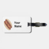Niedlich Kawaii Hot Dog Gepäckanhänger (Rückseite horizontal)