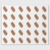 Niedlich Kawaii Hot Dog Geschenkpapier (Flach)