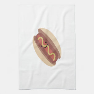 Niedlich Kawaii Hot Dog Handtuch