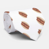 Niedlich Kawaii Hot Dog Krawatte (Gerollt)