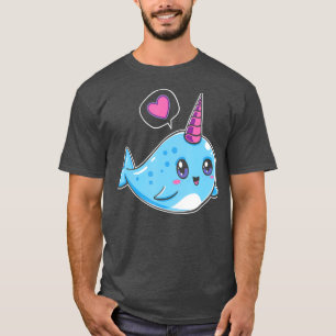 Niedlich Kawaii I Liebe Narwhals Kawaii Whale Gesc T-Shirt