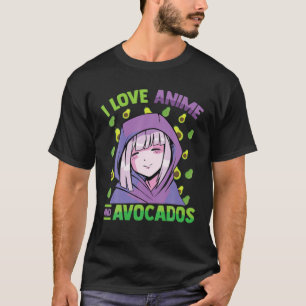 Niedlich Kawaii - I Liebe Tacos und Anime - Otaku T-Shirt
