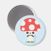 Niedlich Kawaii Japanisch Kinoko Mushroom Panda Magnet (Vorderseite/Rückseite)