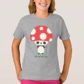 Niedlich Kawaii Japanisch Kinoko Mushroom Panda T-Shirt (Vorderseite)