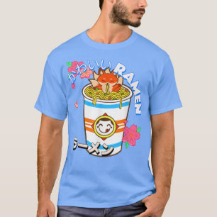Niedlich Kawaii Japanischer Fox Ramen Bowl Kitsune T-Shirt