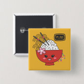 Niedlich Kawaii Japanisches Button (Vorne & Hinten)