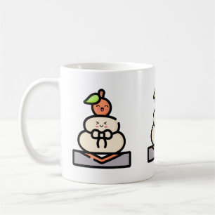 Niedlich Kawaii Kagami Mochi Kaffeetasse