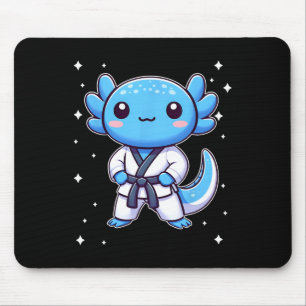 Niedlich Kawaii Karate Axolotl Martial Arts Mousepad