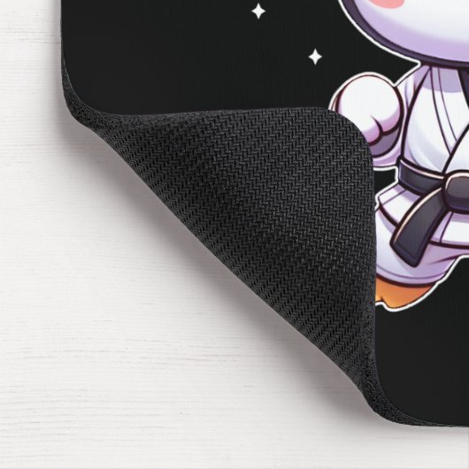 Niedlich Kawaii Karate Penguin Kampfkunst 1 Mousepad (Ecke)