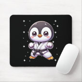 Niedlich Kawaii Karate Penguin Kampfkunst 1 Mousepad (Mit Mouse)