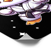 Niedlich Kawaii Karate Penguin Kampfkunst 1 Poster (Ecke)