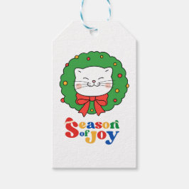 Niedlich Kawaii Katze Weihnachtsfeiertag Jahreszei Geschenkanhänger