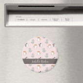 Niedlich Kawaii Katzen Personalisiert Magnet (In Situ (Geschirrspüler))