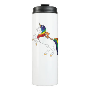 Niedlich Kawaii Kids Unicorn Red Panda Lover T - S Thermosbecher