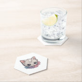 Niedlich Kawaii Kitten 1 Untersetzer (Vor Ort)