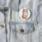 Niedlich Kawaii Kitten Button (Beispiel)