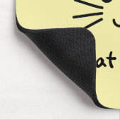 Niedlich Kawaii Kitten Cat Face Cat Lover Minimali Mousepad (Ecke)
