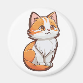 Niedlich Kawaii Kitten Magnet