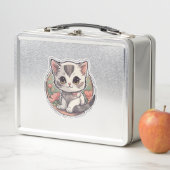 Niedlich Kawaii Kitten Metall Brotdose (Beispiel)