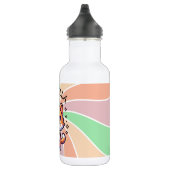 Niedlich Kawaii Kitten mit Bubble Tee Personalisie Edelstahlflasche (Rechts)