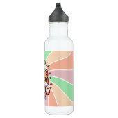 Niedlich Kawaii Kitten mit Bubble Tee Personalisie Edelstahlflasche (Rechts)