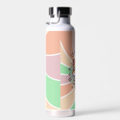 Niedlich Kawaii Kitten mit Bubble Tee Personalisie Trinkflasche (Rechts)