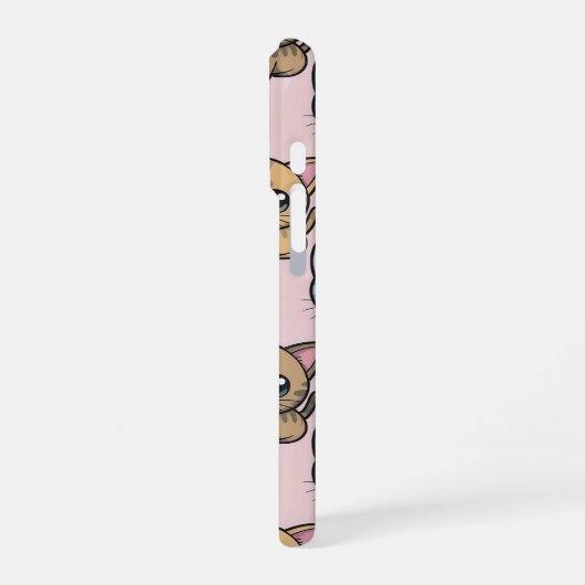 "Niedlich Kawaii Kitten Muster iPhone 16 Pro Fall. iPhone Hülle (Linke Seite)