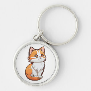 Niedlich Kawaii Kitten Schlüsselanhänger