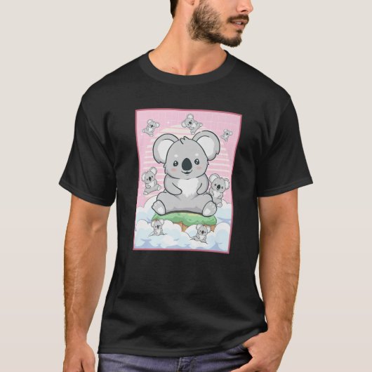 Niedlich Kawaii Koala Bear T-Shirt (Vorderseite)