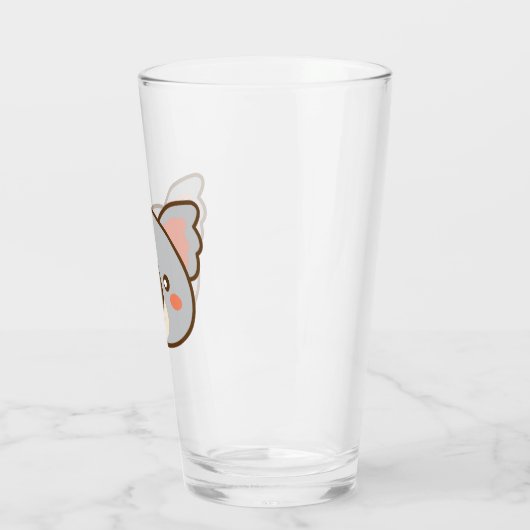 Niedlich Kawaii Koala Glas (Links)