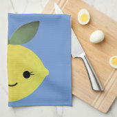 Niedlich Kawaii Lemon Geschirrtuch (Viertel Falte)