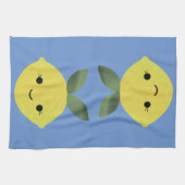 Niedlich Kawaii Lemon Geschirrtuch (Horizontal)