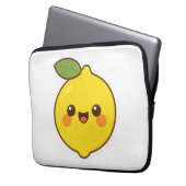 Niedlich Kawaii Lemon Laptopschutzhülle (Vorderseite Links)